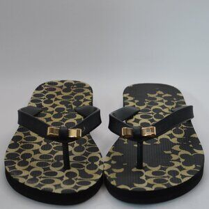 Coach Brianna Flip Flops Size 7